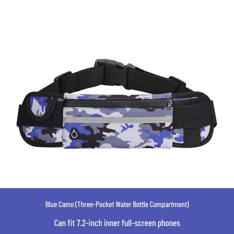 Водонепроницаемая многофункциональная поясная сумка для бега для мужчин и женщин - износостойкая, большой вместимости для телефонов и наличных