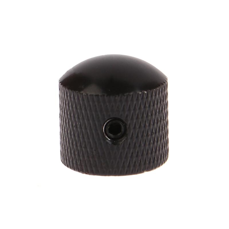1pc Metal Electric Bass Guitar Tone Volume Knob Potentiometer Hat Cap Guitar Parts Push Knob With Hole Guitar Accessories