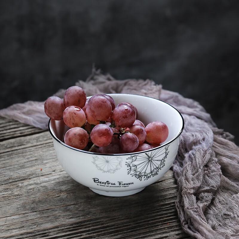 Sushiceramics Набор керамических пиал для риса «Одуванчик» 5 дюймов