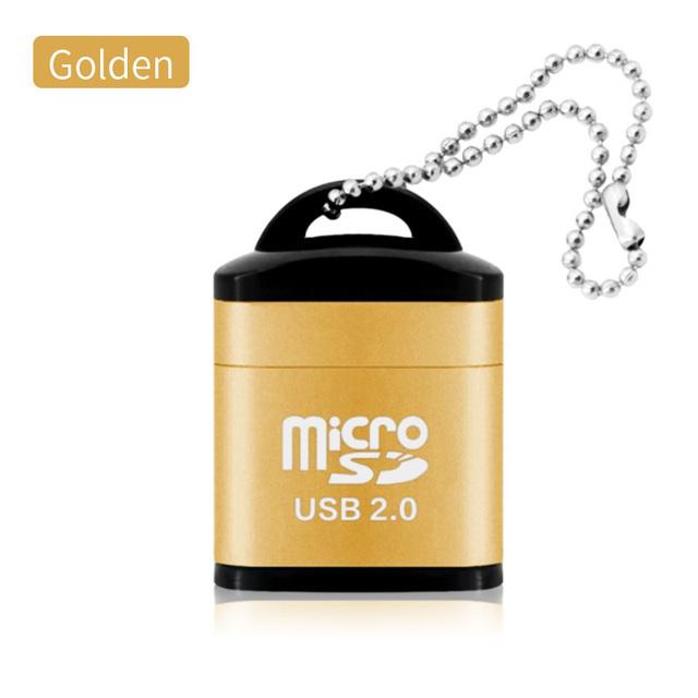 1/2 шт USB Micro SD/TF кард-ридер USB 2.0 мини мобильный телефон кард-ридер высокоскоростной USB-адаптер для ноутбуков аксессуары