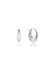 Hyeres Lor Шампанское Луна Серебро (W) Серьги-клипсы Goute Oval S Hl2E19243W9Xxx