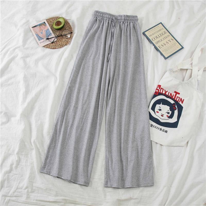 «2024 г. Женский весенний свободный утягивающий пижамный костюм из двух частей размера плюс»