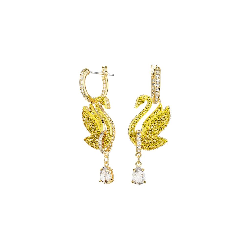 Swarovski Серьги-лебеди женские