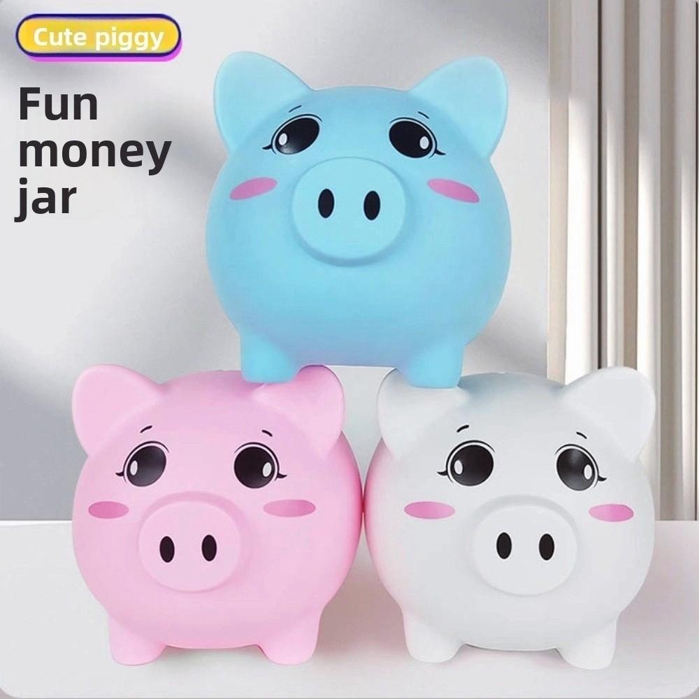 Savings Tank Pig Piggy Bank Decorative Pig Model Piggy Bank Cartoon Pig Money Boxes  Coins Cash