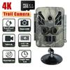 4k Wifi Trail Camera Outdoor Mini 32mp Infrared Wildlife Hunting Camera With Night Vision Motion Activated Scouting Traps Po