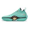 Li Ning Wade Shadow 5 Удобная амортизация Легкие Отскок Средняя высота Баскетбольные кроссовки Мужские Попугайный зеленый ABPT053-4