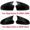Pair Side Mirror Cover For Vauxhall Opel Astra H MK5 2004-2009 & Astra J GTC MK6 2010-2013 Rearview Mirror Cover Caps