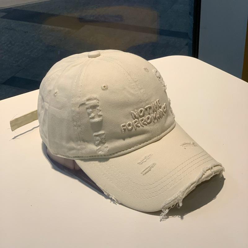 Унисекс Защитная от солнца 3D вышитая рваная бейсболка большого размера