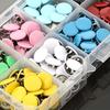 Mixed Pack of 50 Colorful Stainless Steel Button Set with Stainless Steel Manual Presser Ideal for Sewing Buttons DIY Crafts