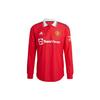 Manchester United Printed Long Sleeve Soccer Jersey Home Player Edition Men Sports Jerseys Red HN5748