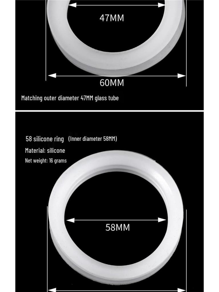 Силиконовое уплотнительное кольцо для солнечного водонагревателя, набор для 47 и 58 вакуумных трубок и 70-литрового бака - Герметичные аксессуары