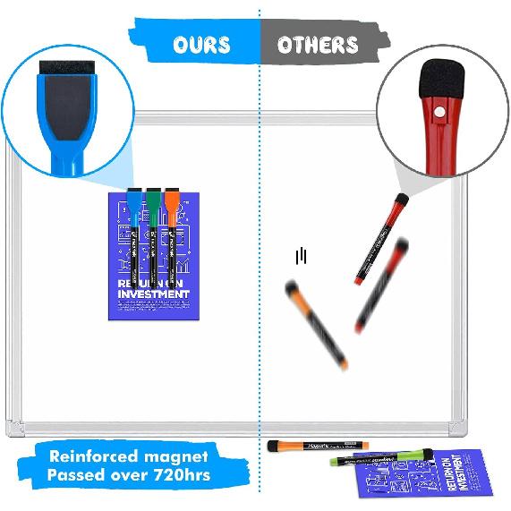 Maxtek Магнитные маркеры для белой доски - 12 шт., разноцветные, с тонким наконечником, для сухого стирания, для детей, с низким запахом, тонкие маркеры для досок-календарей