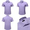 Men's Dress Shirt Short Sleeve Business Formal Shirt Regular Fit Button Up Shirts