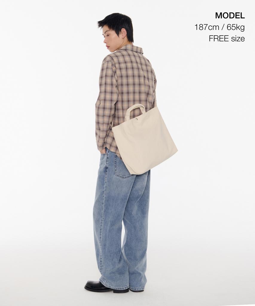 Musinsa Standard Canvas Two-Way Tote Bag [Ivory]