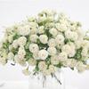 20 Heads Carnation Bouquet Artificial Flowers Bride Wedding Home Decoration Fake Flowers Faux