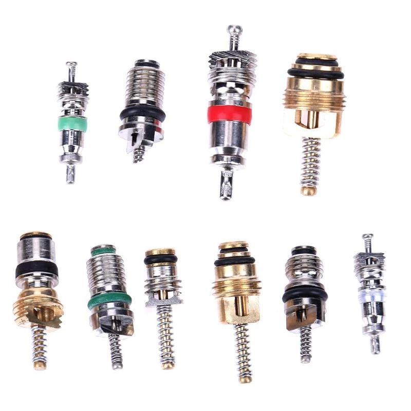 100 шт./кор. автомобильный автоматический AC/C клапанный сердечник для R134A клапаны кондиционирования воздуха Ассортимент комплект