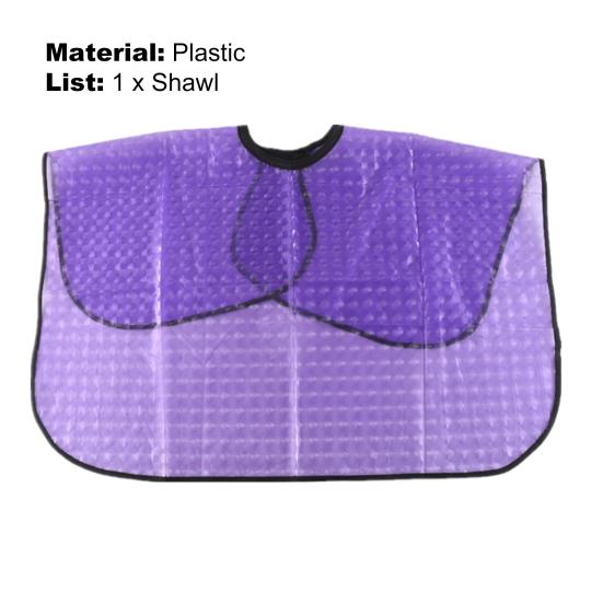 Yousheng Haircut Cape Waterproof Reusable Eco-friendly Multipurpose Easy-wearing Anti-static Plastic Non-Slip Hair Cutting Cape Barber Shawl for Salon