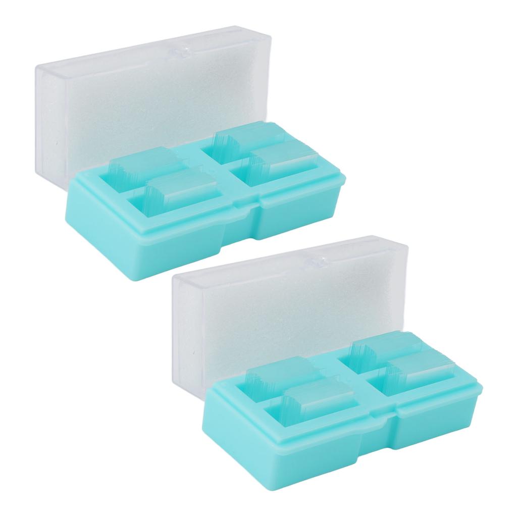 400 шт. покровные стекла для микроскопа с закругленными углами, квадратные пустые покровные стекла для микроскопа для Microsco