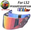 Ветровое стекло для мотошлема LS2 FF320 Stream FF353 Rapid FF328 FF800 Защита от УФ-лучей ветровое стекло accesorios motos антизапотевающие наклейки