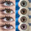 New Color Contact Lenses 1 Pair Fashionable Green Annual Lenses Brown Natural Color Contact Lenses Blue Lenses Color Beauty Lenses