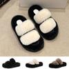 Autumn Winter Cotton Slippers Home Warm Thick Bottom Indoor Cotton Shoes Womens Slippers Cute Fluffy Slippers