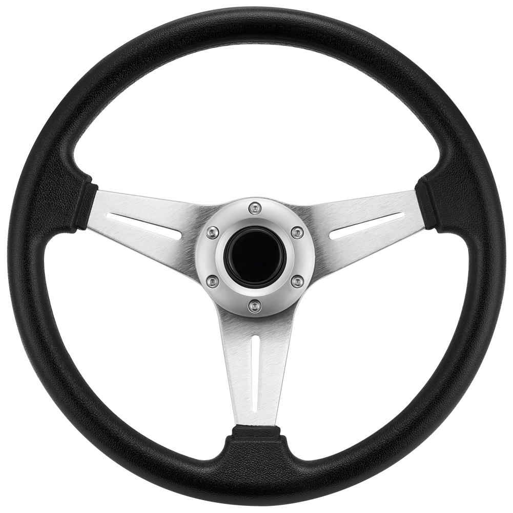14-дюймовый 350-миллиметровый гоночный низкий руль с кожаным эффектом, универсальный руль для гоночных игр