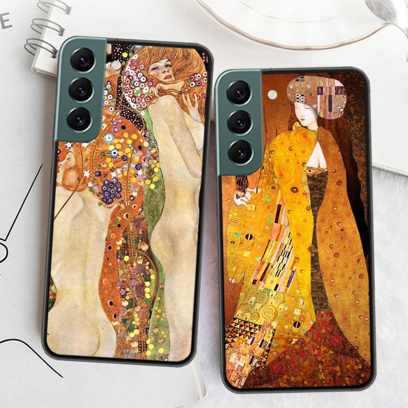 Чехол для телефона 'Поцелуй' Густава Климта Для Samsung A16 A26 A36 A56 Galaxy A02S A12 A52S A13 A23 A33 A53 A54 A34 A24 A14 A22 A32 A