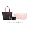 Coach City 33 Classic Monogram Faux Leather Tote Bag Women tote bags Red Brown 5696-IMRVQ