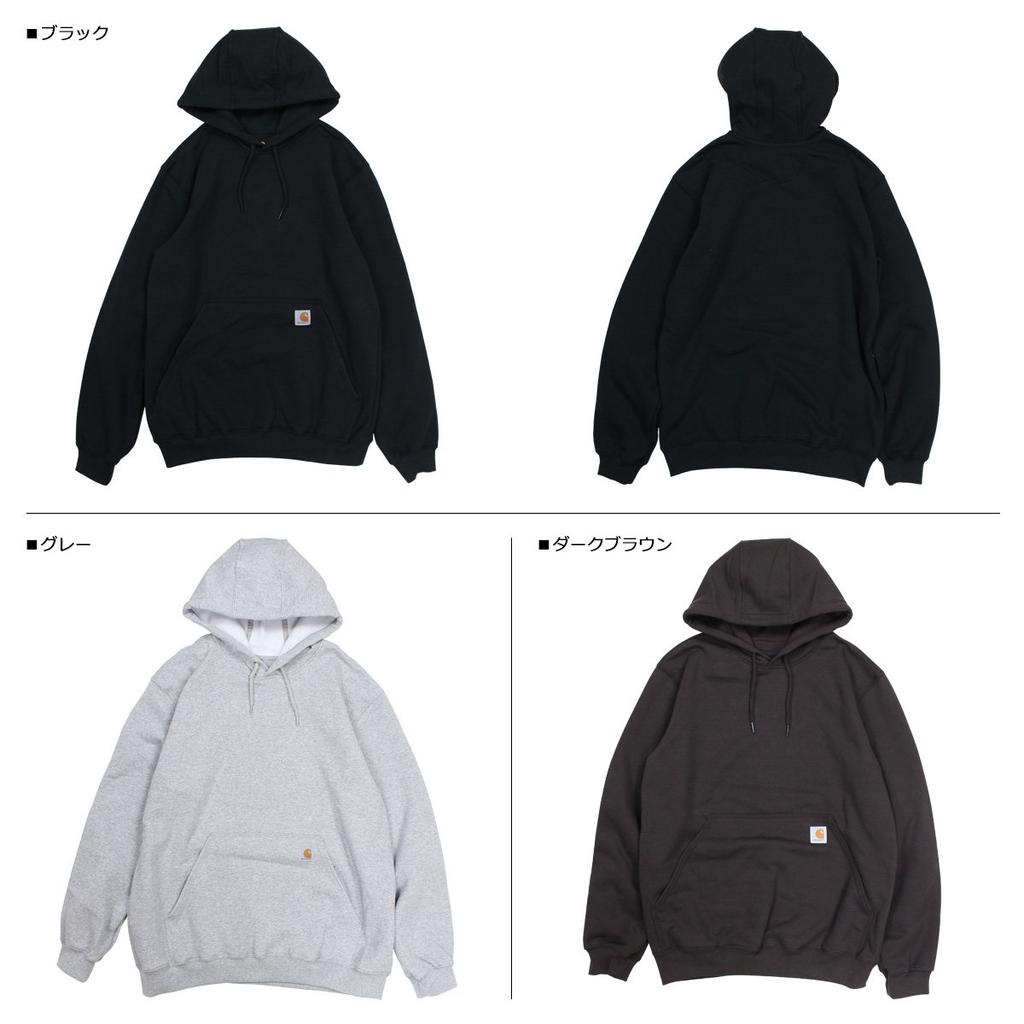 Толстовка с капюшоном Pullover MIDWEIGHT HOODED SWEATSHIRT K121 Серый S [Carhartt] [Б/у]