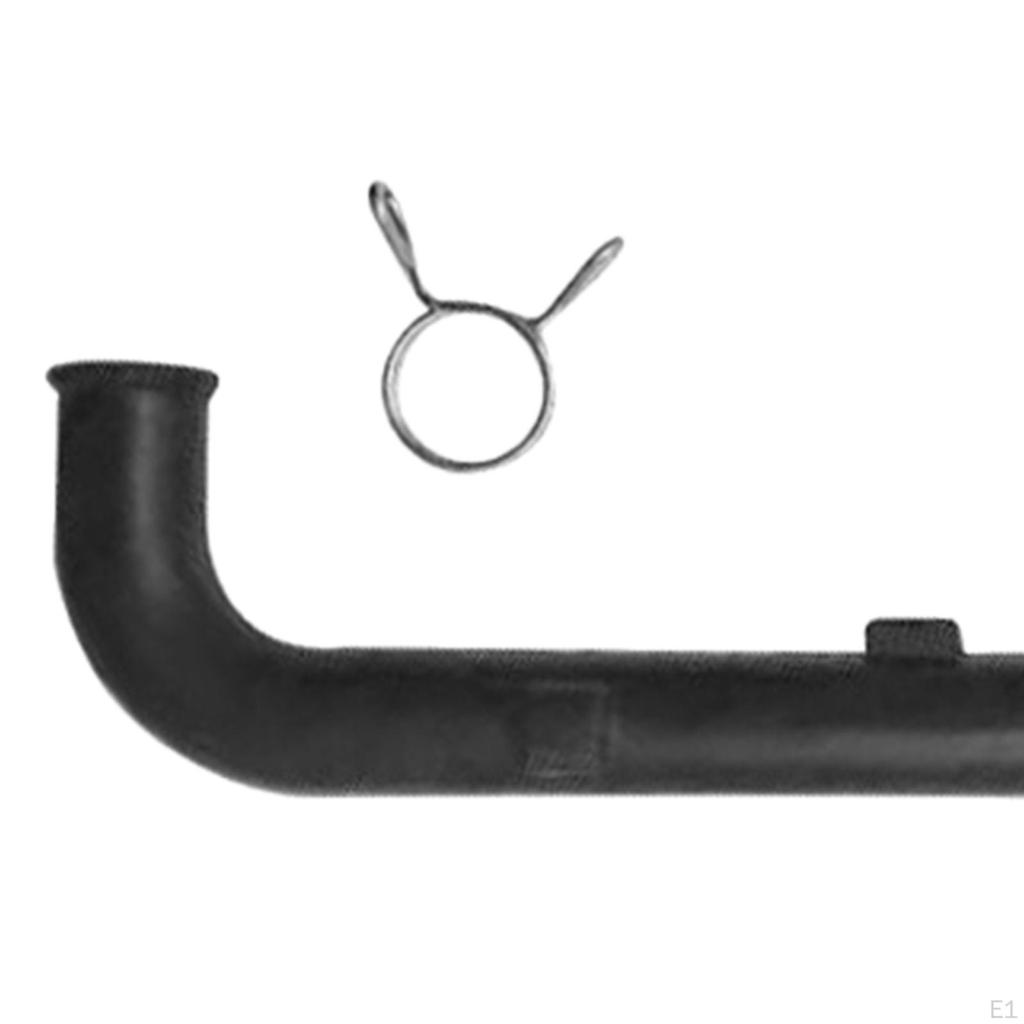 Lawnmower Oil Return Pipe Strimmer Ventilation Hose Replacing Premium with 2 Buckles Sturdy Trimmer