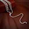Роскошное многослойное ожерелье с кисточками из бриллиантов для женщин – Элегантная цепочка на ключицу в европейском и американском стиле