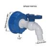 Кран IBC 1/2" 3/4" 1" Химический бочонок IBC Бочка на тонну Соединители и фитинги для IBC и Пластиковые соединители Резьбовые к Преобразователям