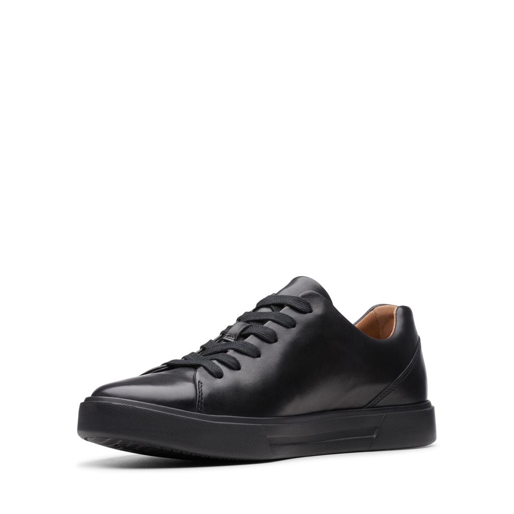 Кроссовки Clarks Ancosta Lace мужские из натуральной кожи, черная кожа, размер UK 060 (24см)