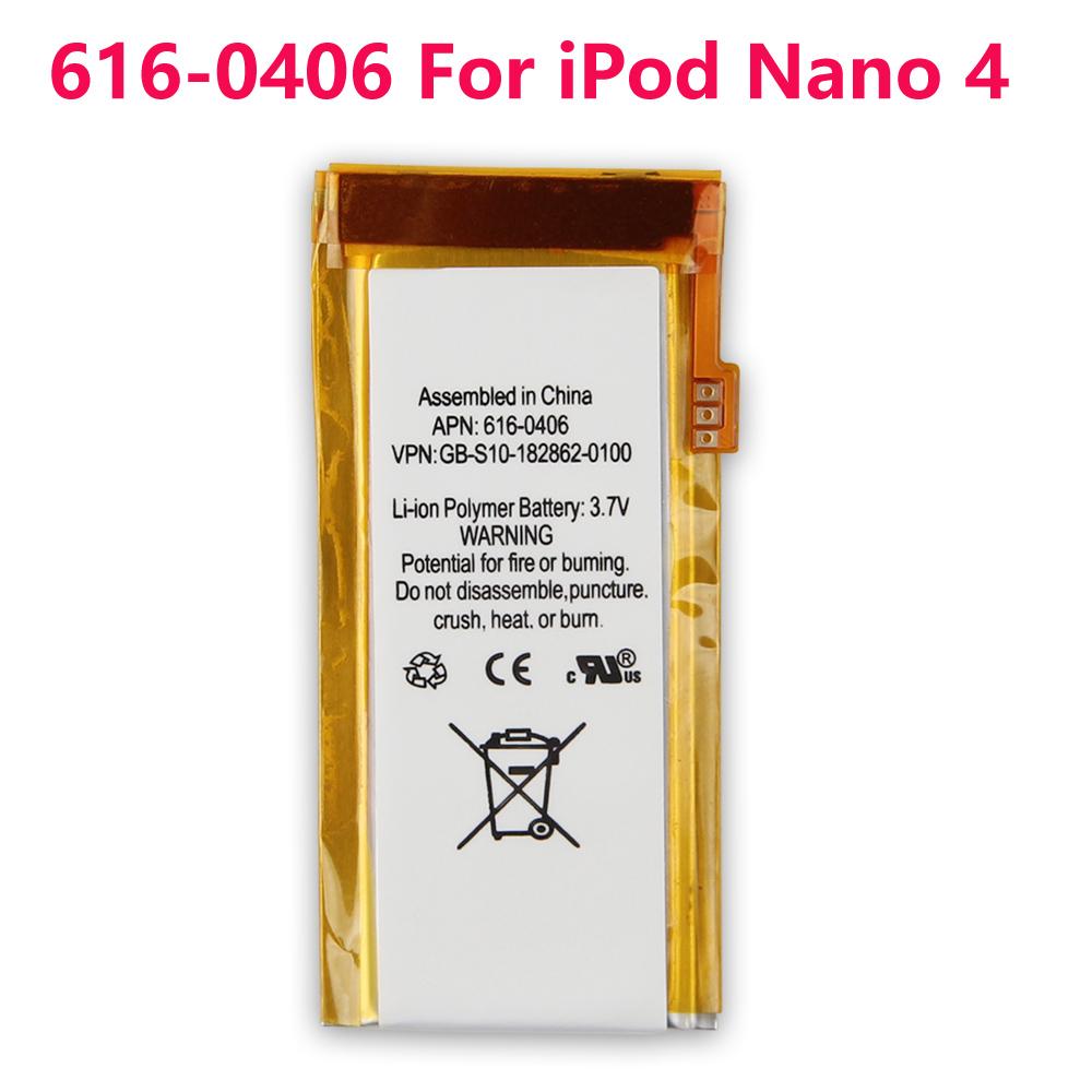 616-0406 616-0407 616-0531 616-0640 Сменный аккумулятор для Apple iPod Nano 4 iPod Nano 5 iPod Nano 6 iPod Nano 7