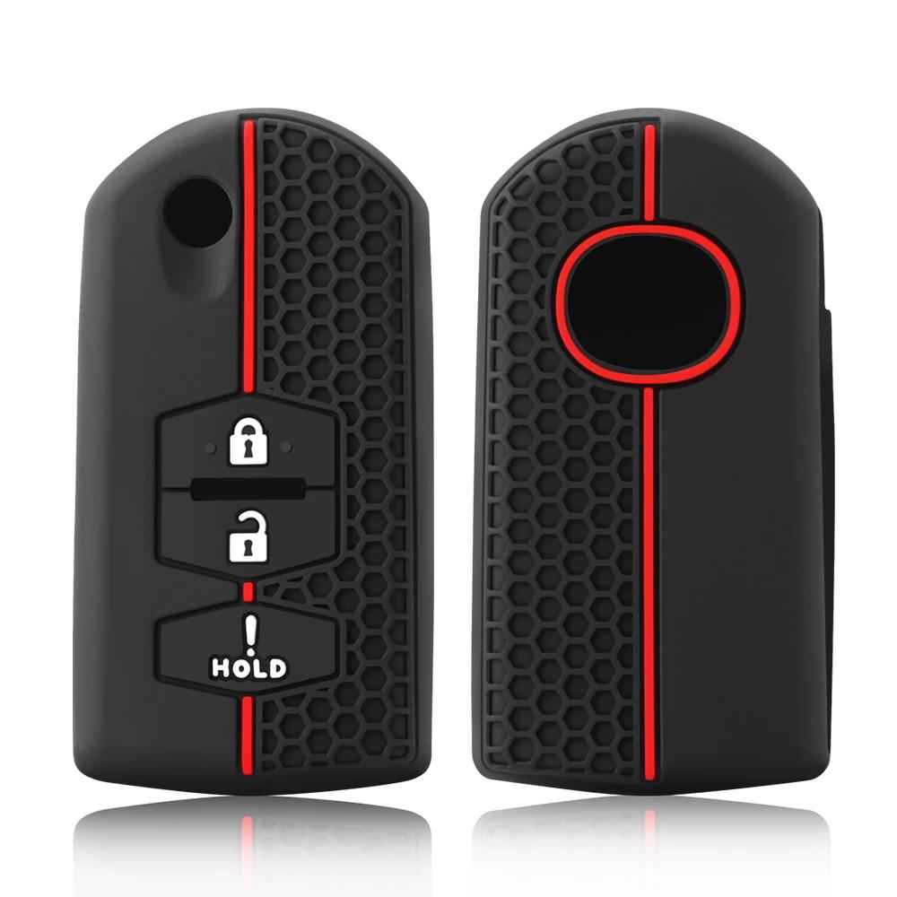 Силиконовый держатель для ключей, чехол для ключей от автомобиля Mazda 2 3 5 6 M6 MX5 CX5 CX7 CX9 RX8