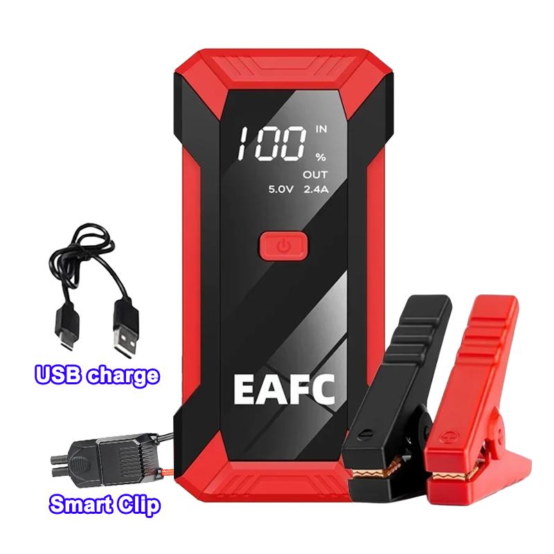 Новый портативный автомобильный пуско-зарядное устройство Power Bank, бустер-зарядка для автомобиля 12В, пусковое устройство для бензиновых и дизельных автомобилей, 600А/1000А/2000А