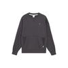 Puma Mmq Crew Sweatshirt Solid Color Casual Loose Long Sleeve Unisex Sweatshirt Charcoal 623052-13