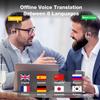 Translation Earbuds 144 Languages Ai Translator Earphones 3 in 1 Wireless Bluetooth Headphones Translator Device for iOS Android Bluetooth 5.4 Headset