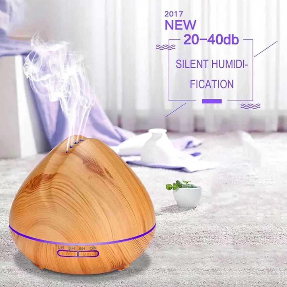 Aroma Diffuser Essential Oil Diffusor Air Humidifier Ultrasonic 7 Color LED Lamp Mist Maker For Home