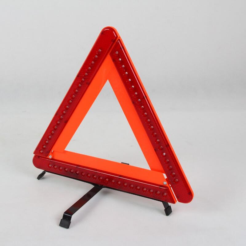 Car Warning Triangle with LED Light