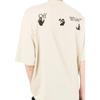 OFF WHITE Мужские футболки Светло-коричневые с круглым вырезом Умеренные OMAA119S22JER0021710