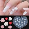 Rose Flower Butterfly 3D Silicone Nails Mold Tulip Nails Templates Diy Nail Art Decor Soft Stamping Mold Manicure Design Tools