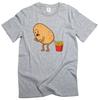 Unisexs Funny Fried Potato Tshirt How To Make Potato Fries Foodie Humorous Tee Round Neck Short Sleeve Tshirt Fashionably Simple