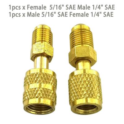 Простая установка R410a AC адаптер 516 14 SAE Male Female для инструмента системы клапана