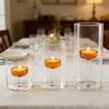 European-style Glass Candle Holder Heat-resistant Scented Candles Cup Candle Stand  Wedding