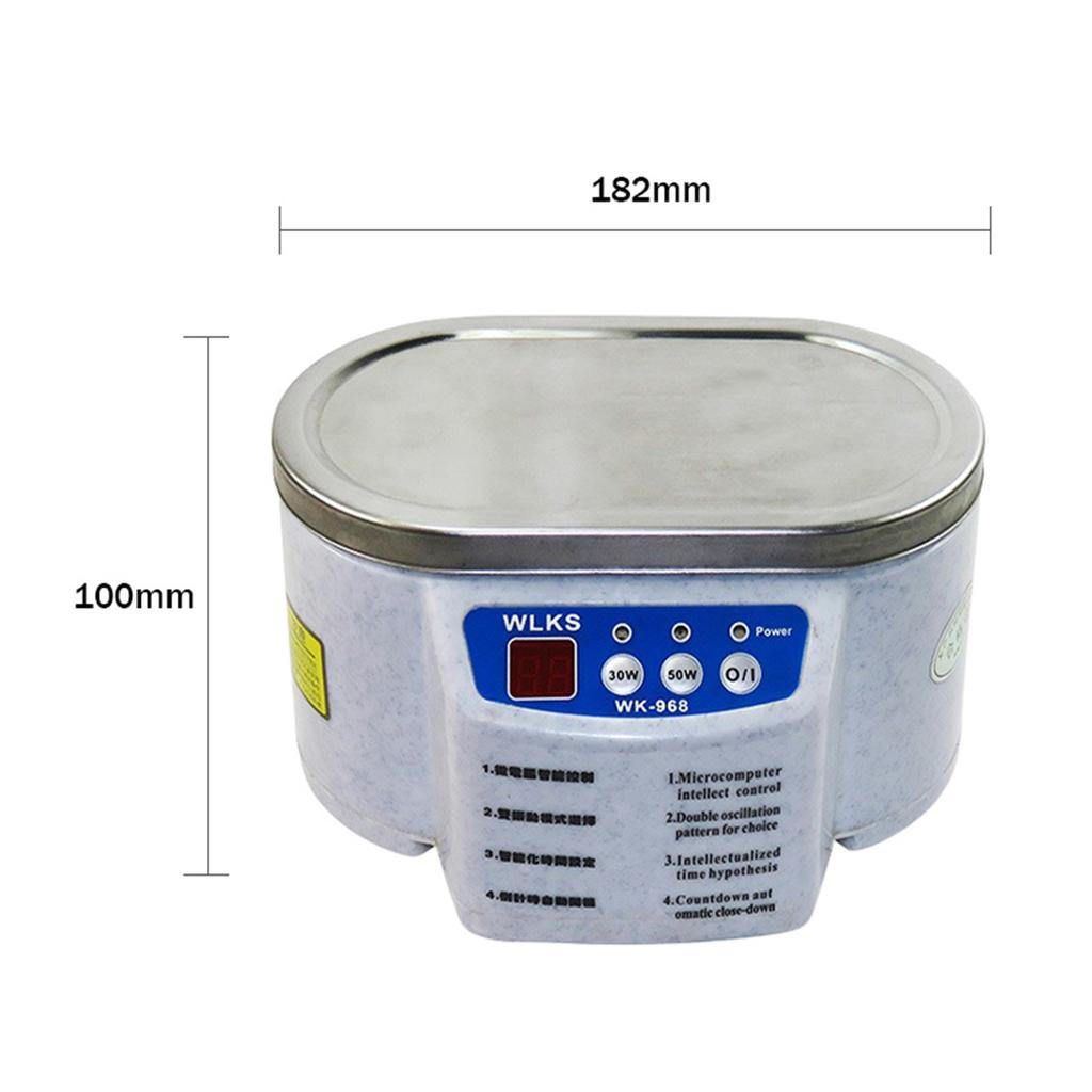 30w/50w Digital Ultrasonic Cleaner Dual Frequency Vibration Ultrasonic Bath Jewelry Parts Glasses Circuit Board Cleaning Machine