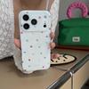 Позолоченный цветной чехол в горошек с защитой от падения для iPhone 15/17/16 Pro Max