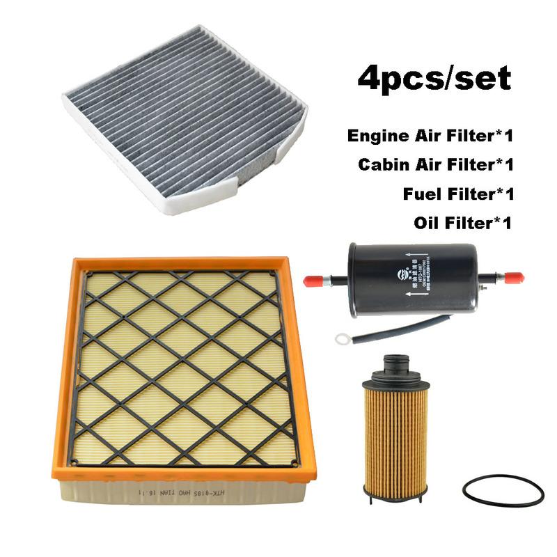 4pcs Filter Set For Saic MAXUS D90 Pro 2.0T Cabin Air Fuel Oil Filter Engine Replacement Parts 10105963