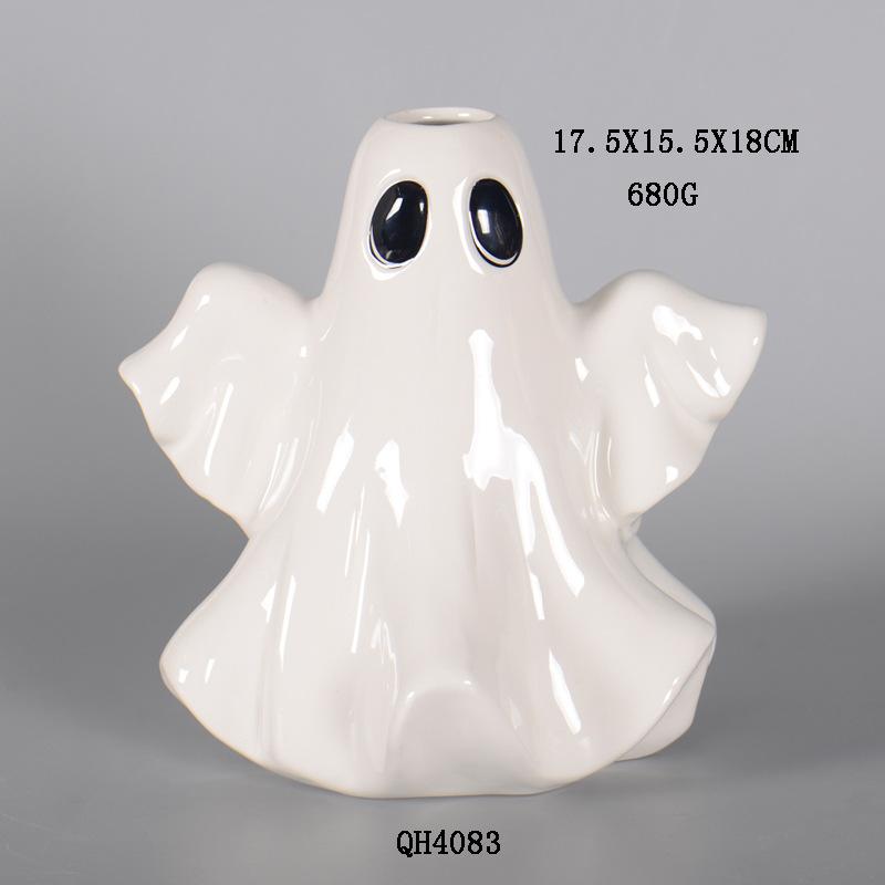 Halloween Ceramic Vase for Flowers Creative Hydroponic Decor Home Living Room
