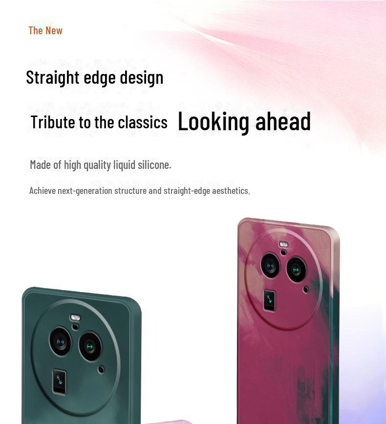 Liquid Silicone Anti-fall Case for OPPO Find X6 Pro - Compatible with Find X5/X3/X3 Pro X2